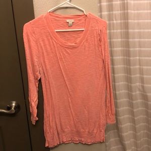 J crew sweater. Salmon color